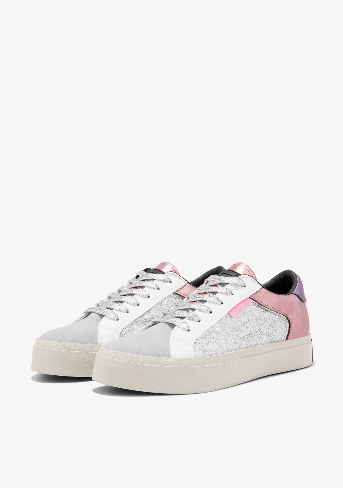 D.franklin Half Moon Low Glitter Silver