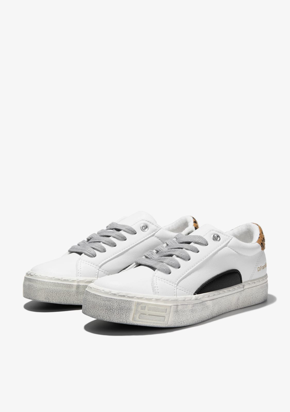 D.franklin Half Moon Low White / Black / Leopard