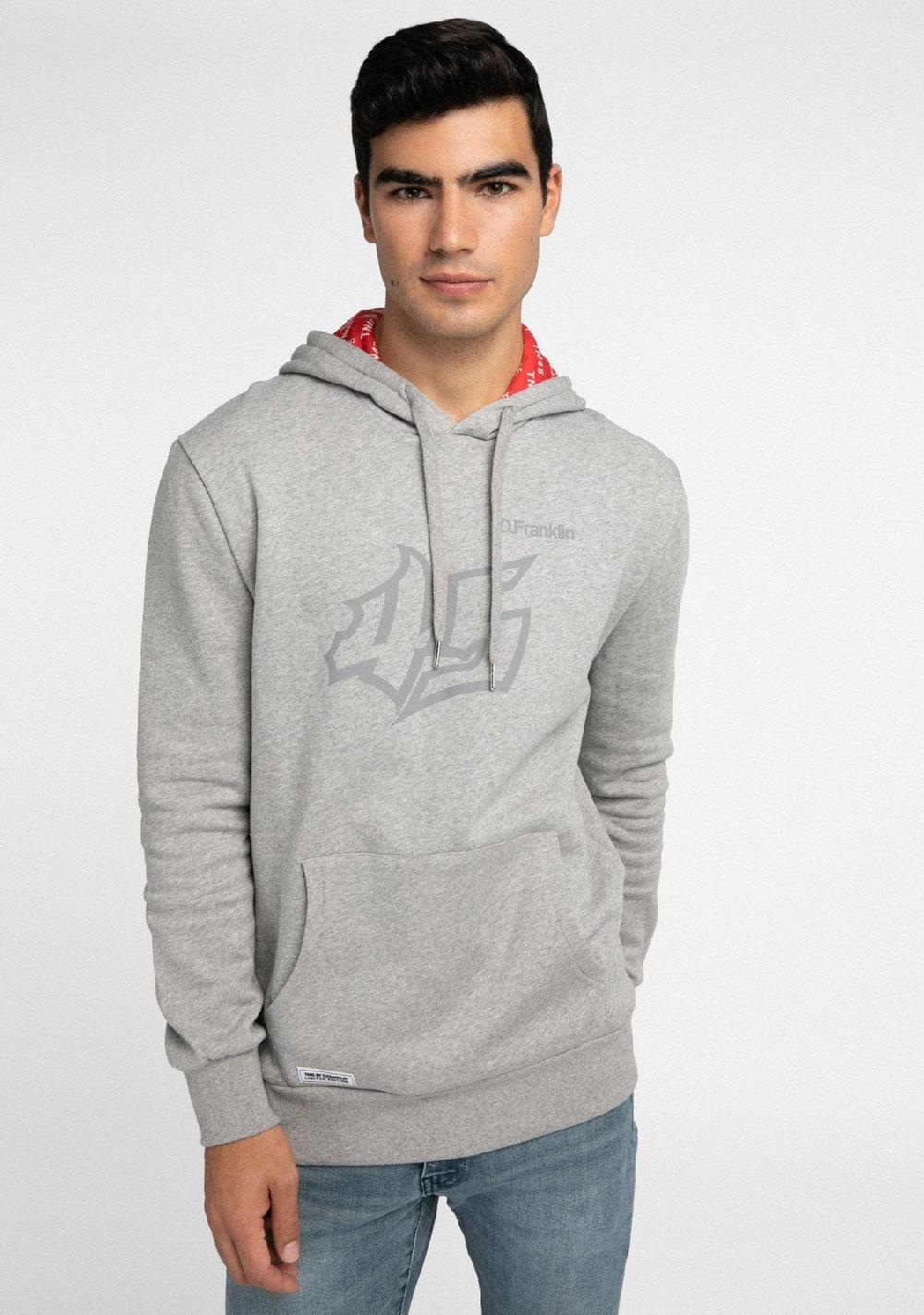 D.franklin Hoodie Tetsuta Grey