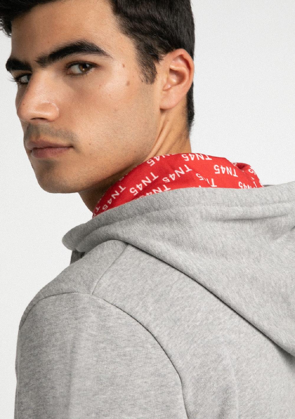 D.franklin Hoodie Tetsuta Grey