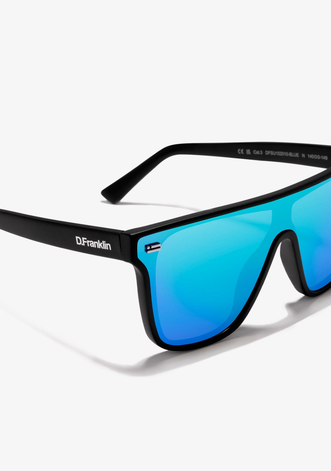 D.franklin Infinity Matt Black / Blue Revo