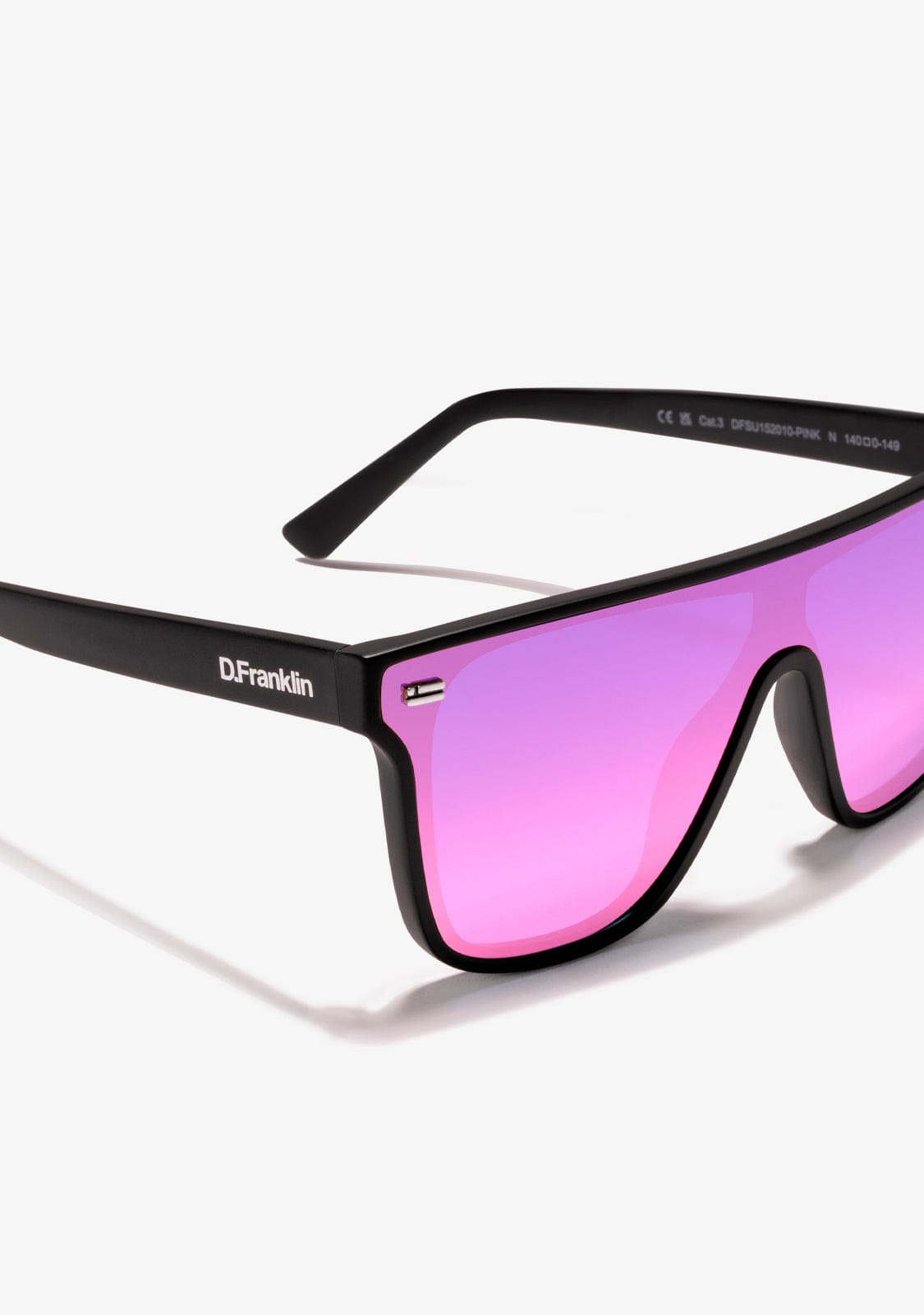 D.franklin Infinity Matt Black / Pink Revo