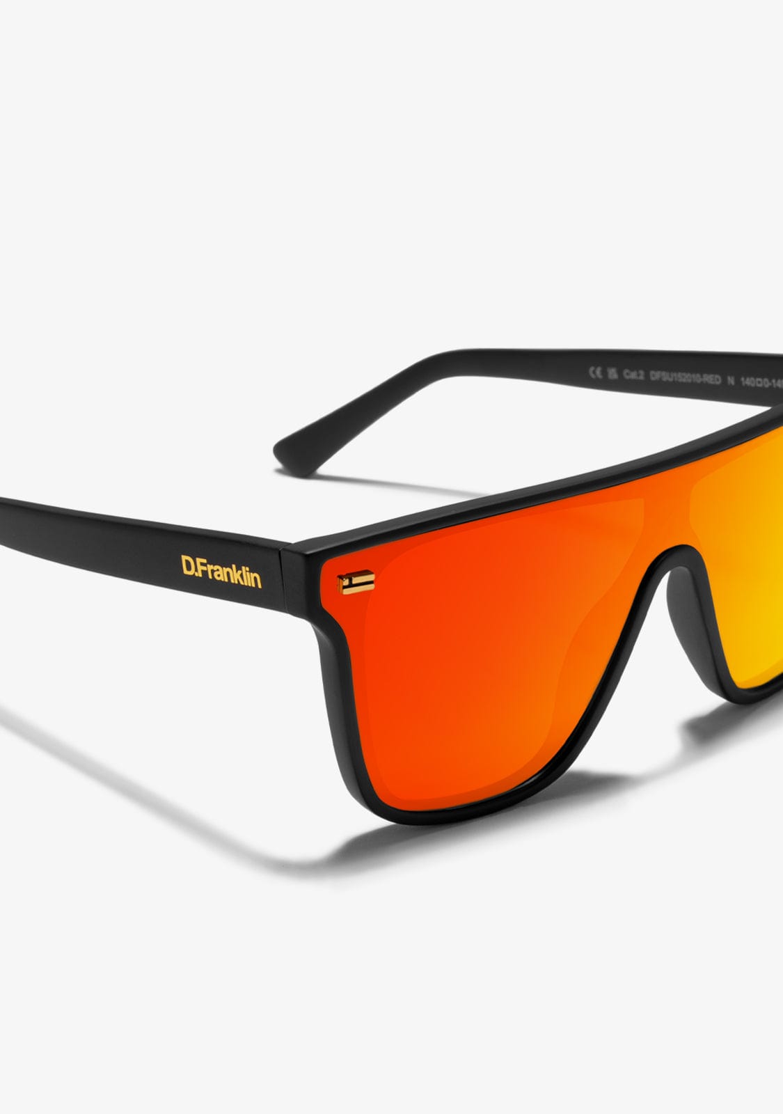 D.franklin Infinity Matt Black / Red Revo