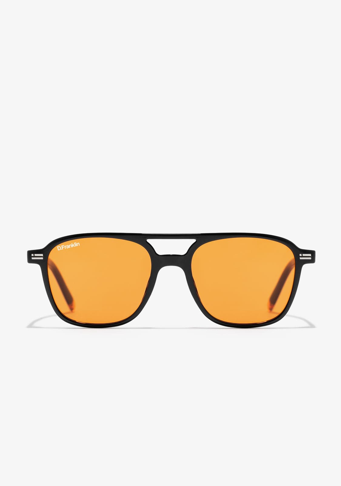 D.franklin Jackson Square Shiny Black / Orange