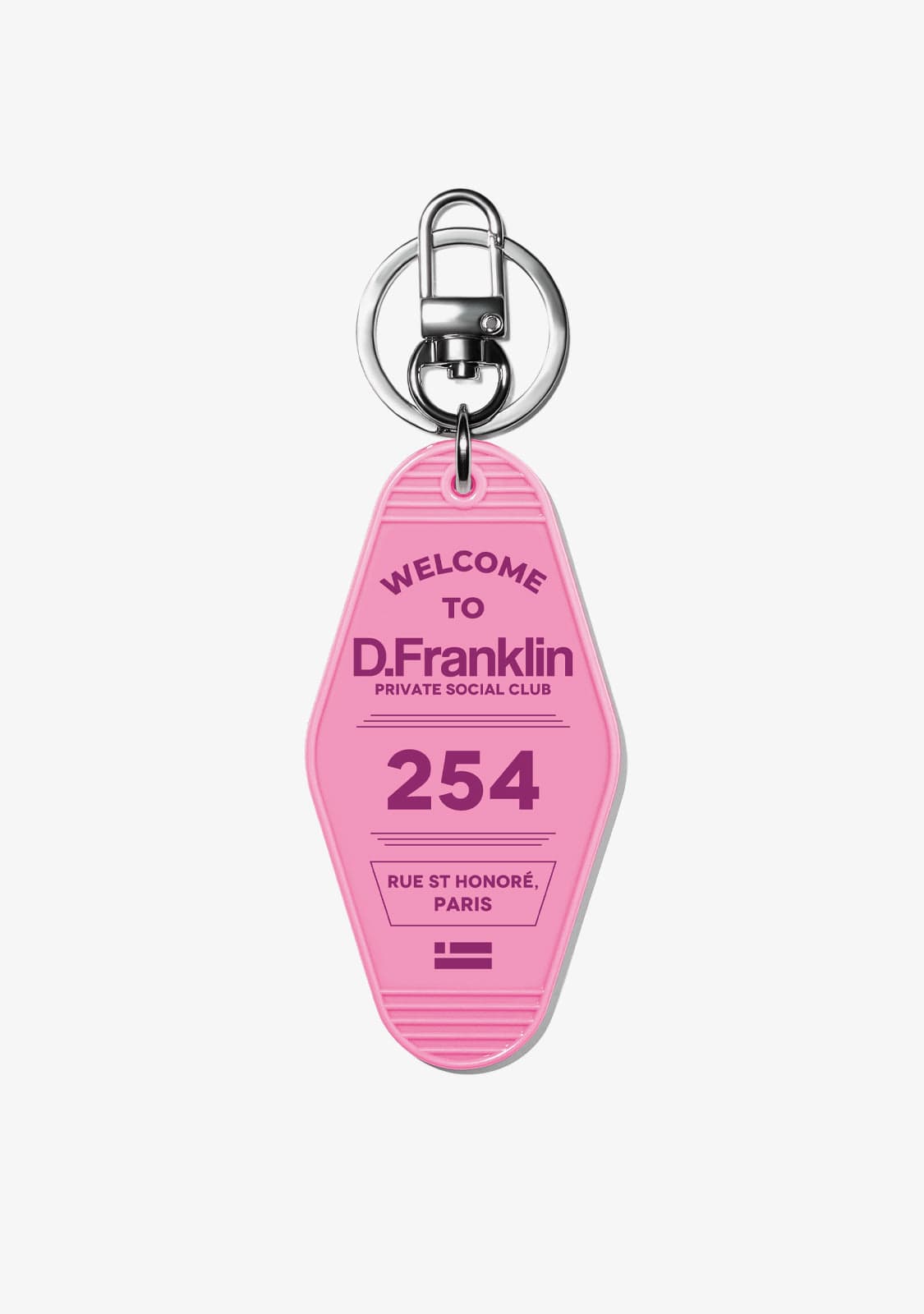 D.franklin Keychain Social Club Pink