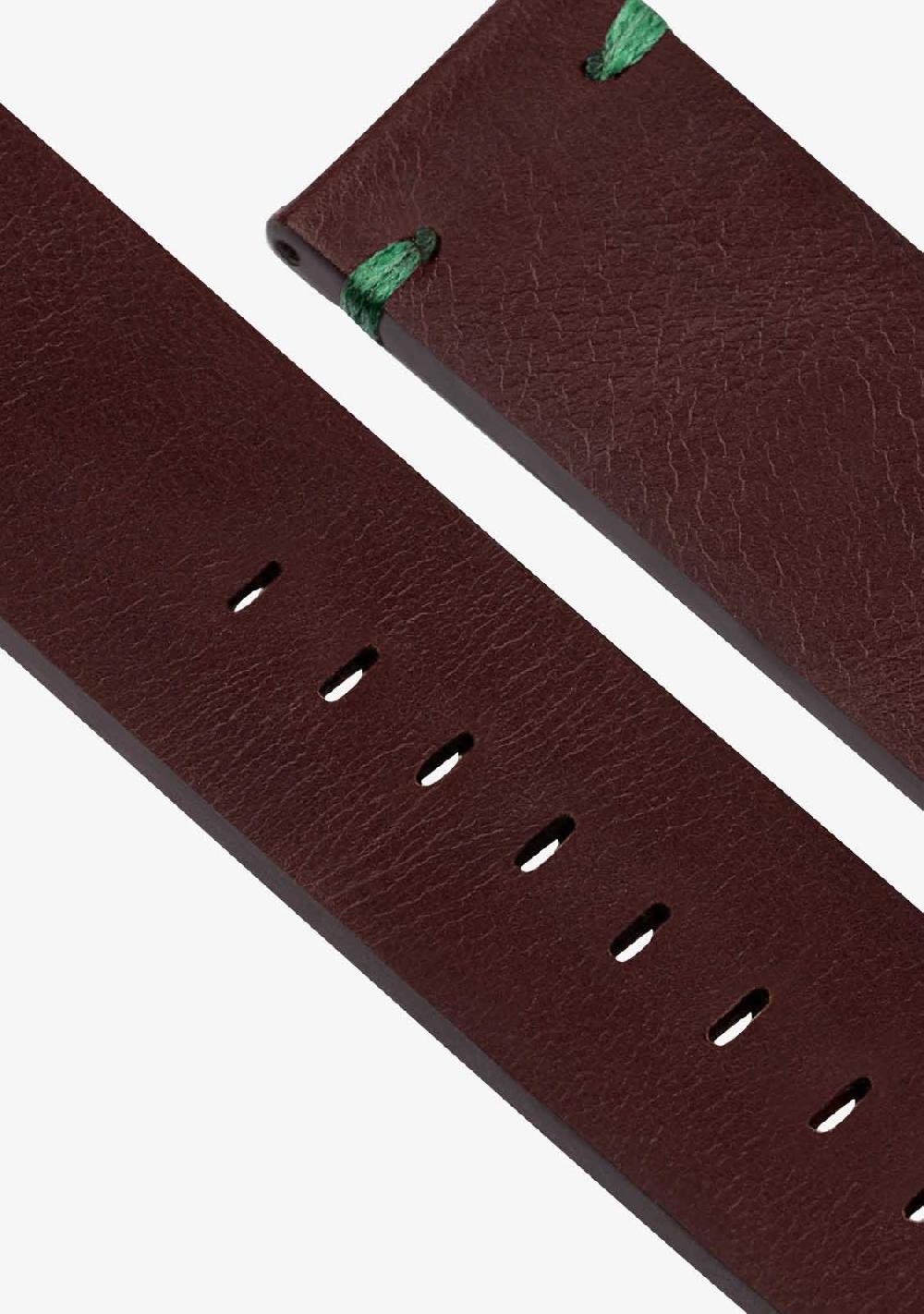 D.franklin Leather Band Brown / Green