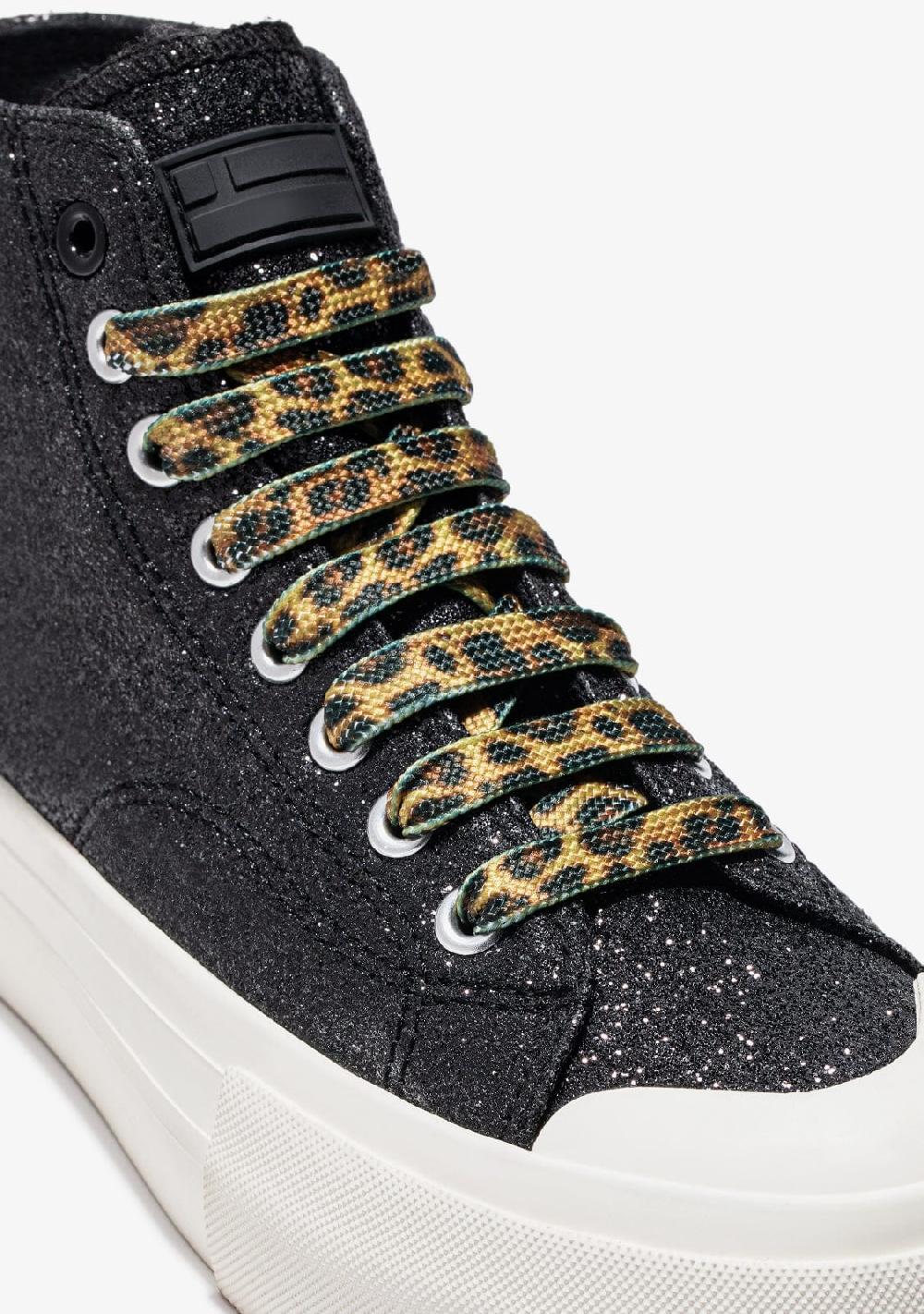 D.franklin Leopard Print Shoelaces