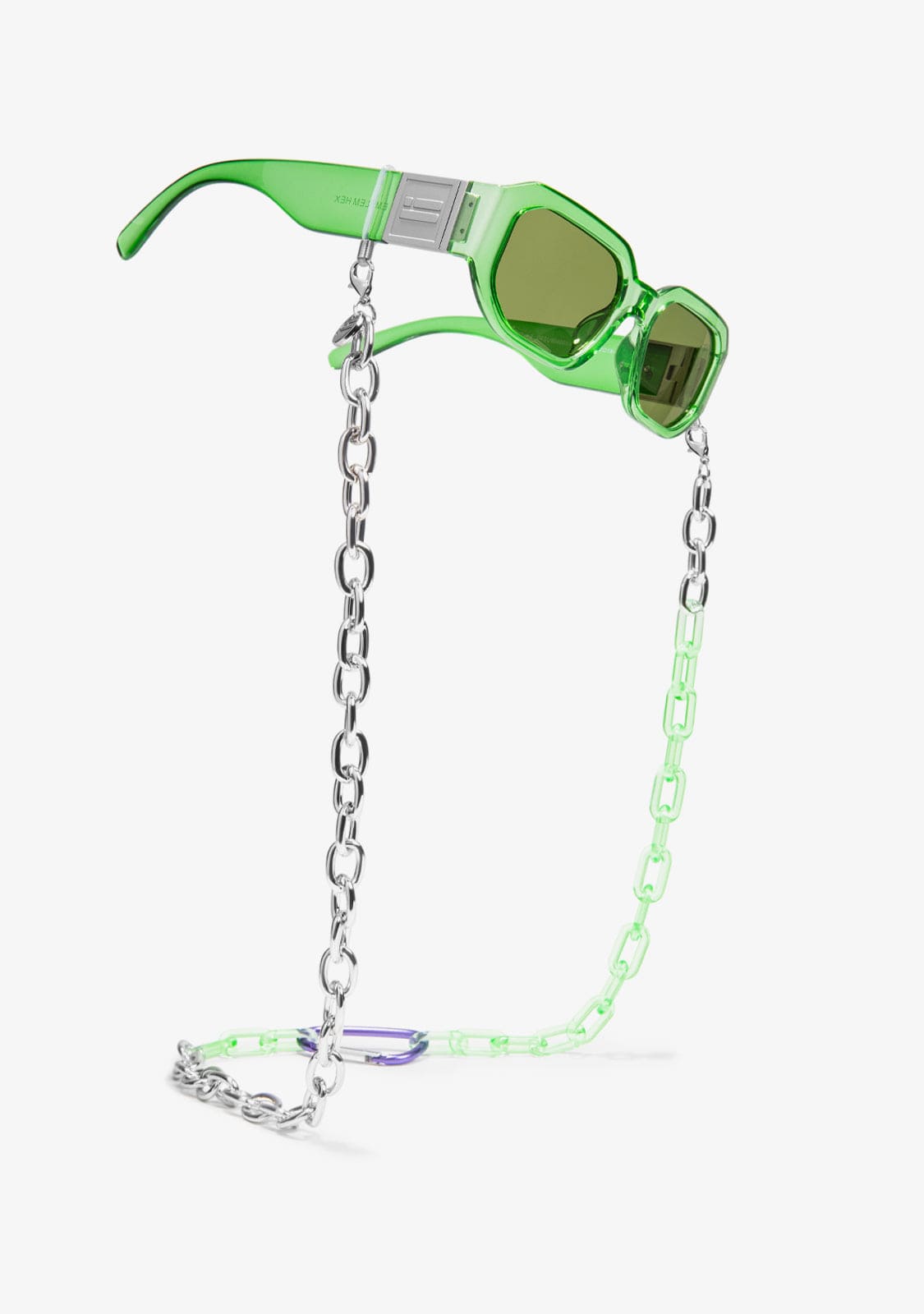 D.franklin Link Chain Green / Silver