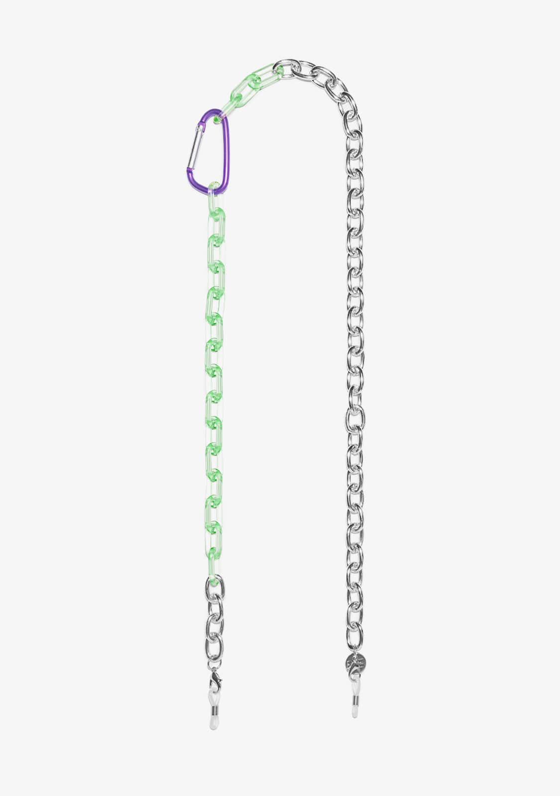 D.franklin Link Chain Green / Silver