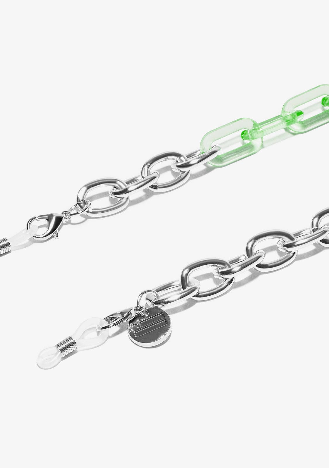 D.franklin Link Chain Green / Silver