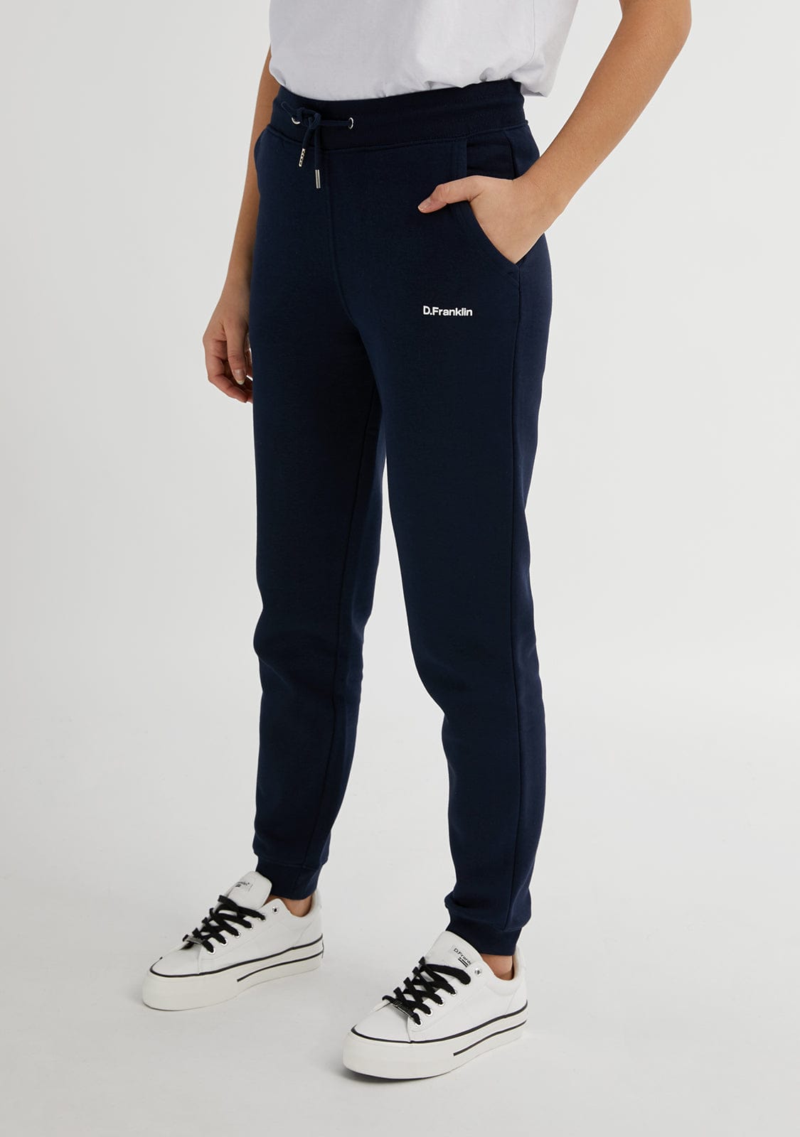 D.franklin Logo Jogger Navy / White