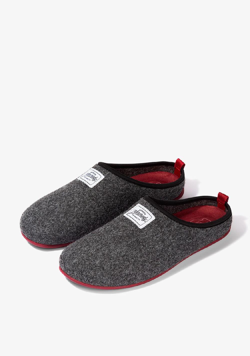 D.franklin Mercredy Slipper Black / Bordeaux