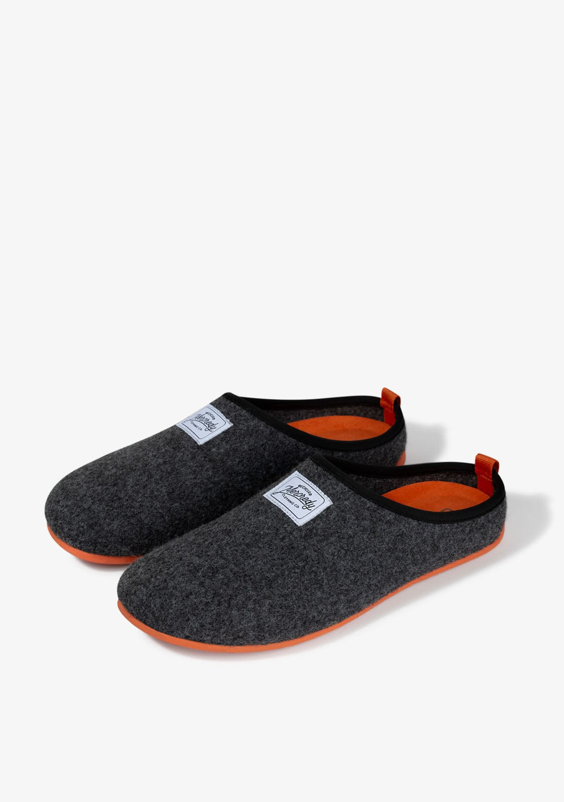 D.franklin Mercredy Slipper Black / Orange
