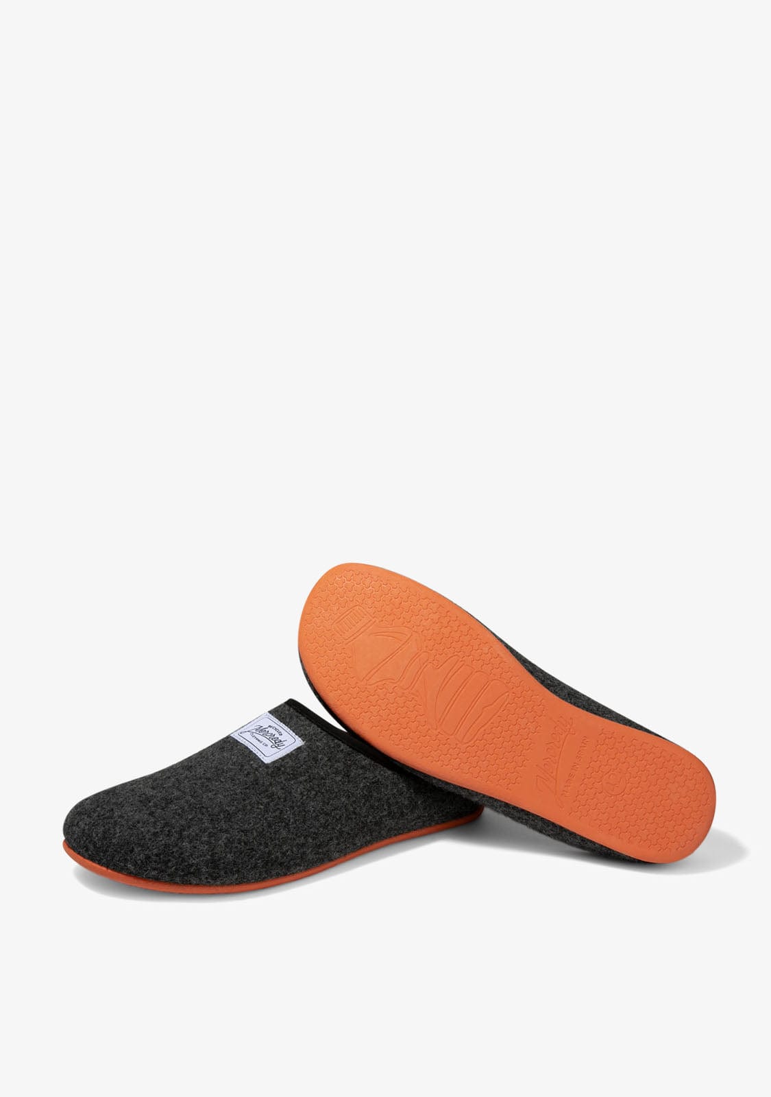 D.franklin Mercredy Slipper Black / Orange
