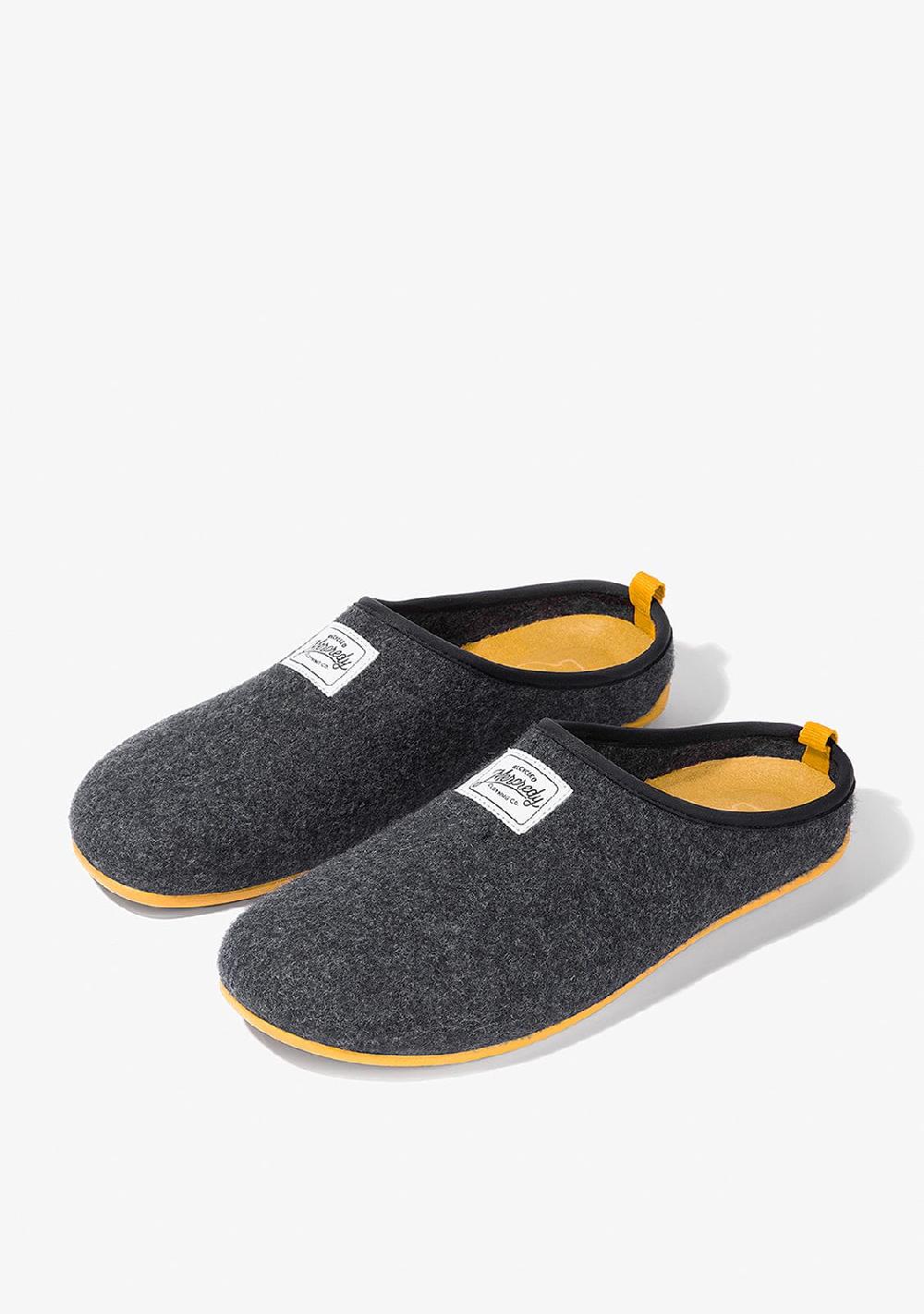 D.franklin Mercredy Slipper Black / Yellow