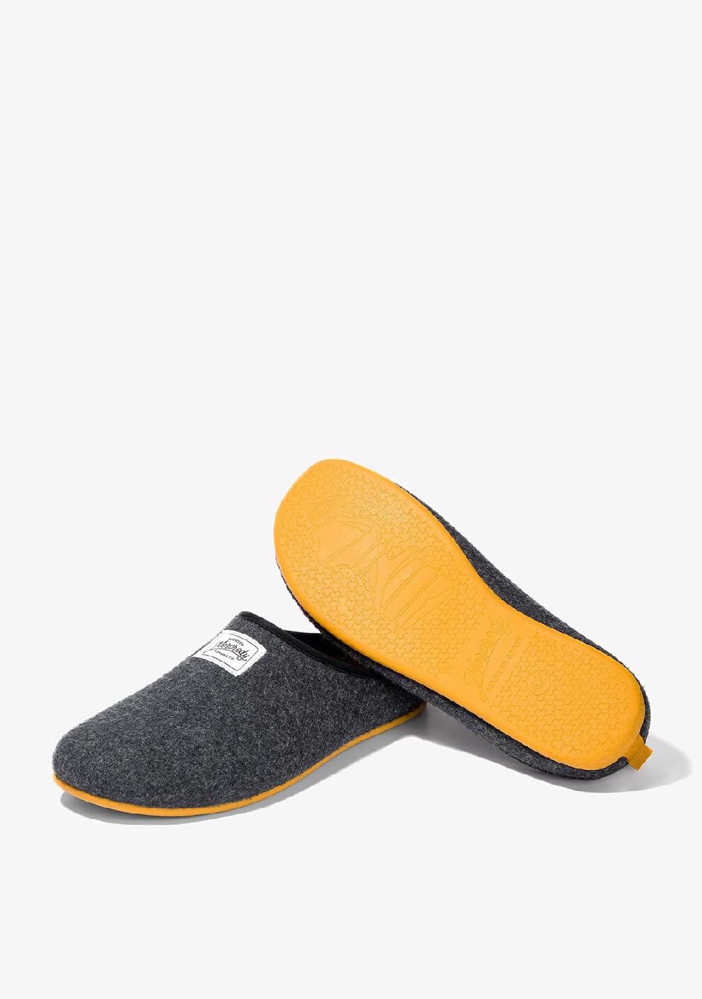 D.franklin Mercredy Slipper Black / Yellow