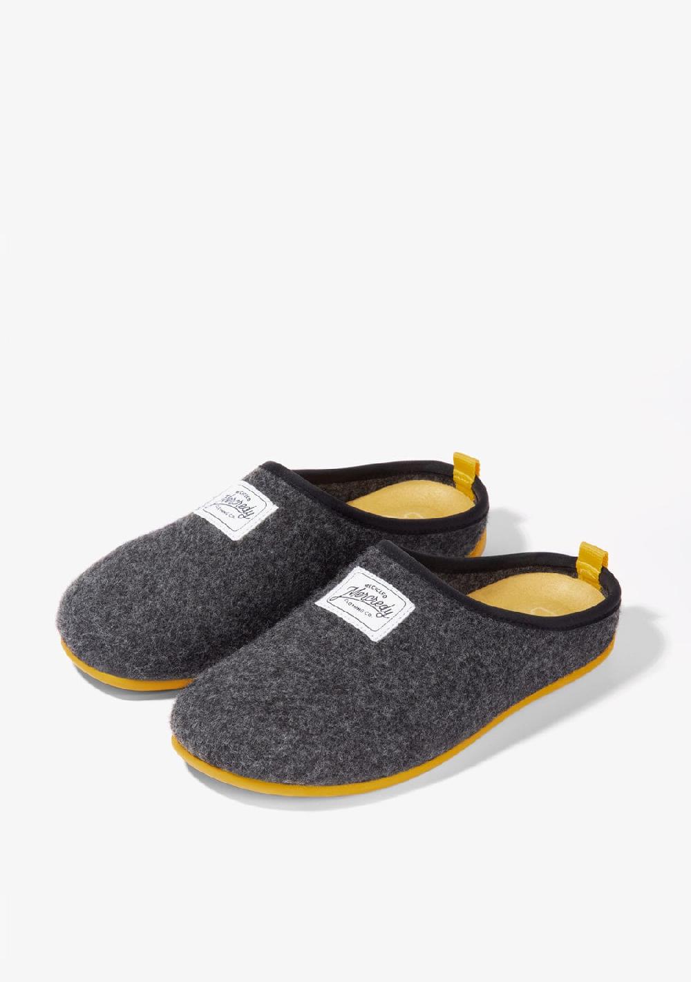 D.franklin Mercredy Slipper Black / Yellow