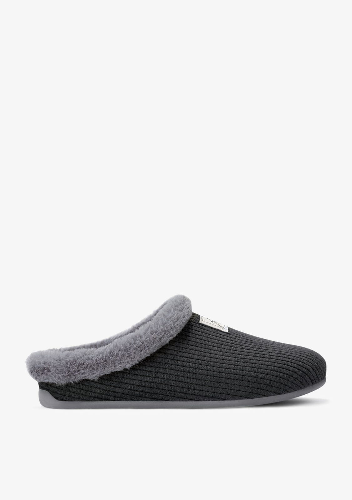 D.franklin Mercredy Slipper Cord Black