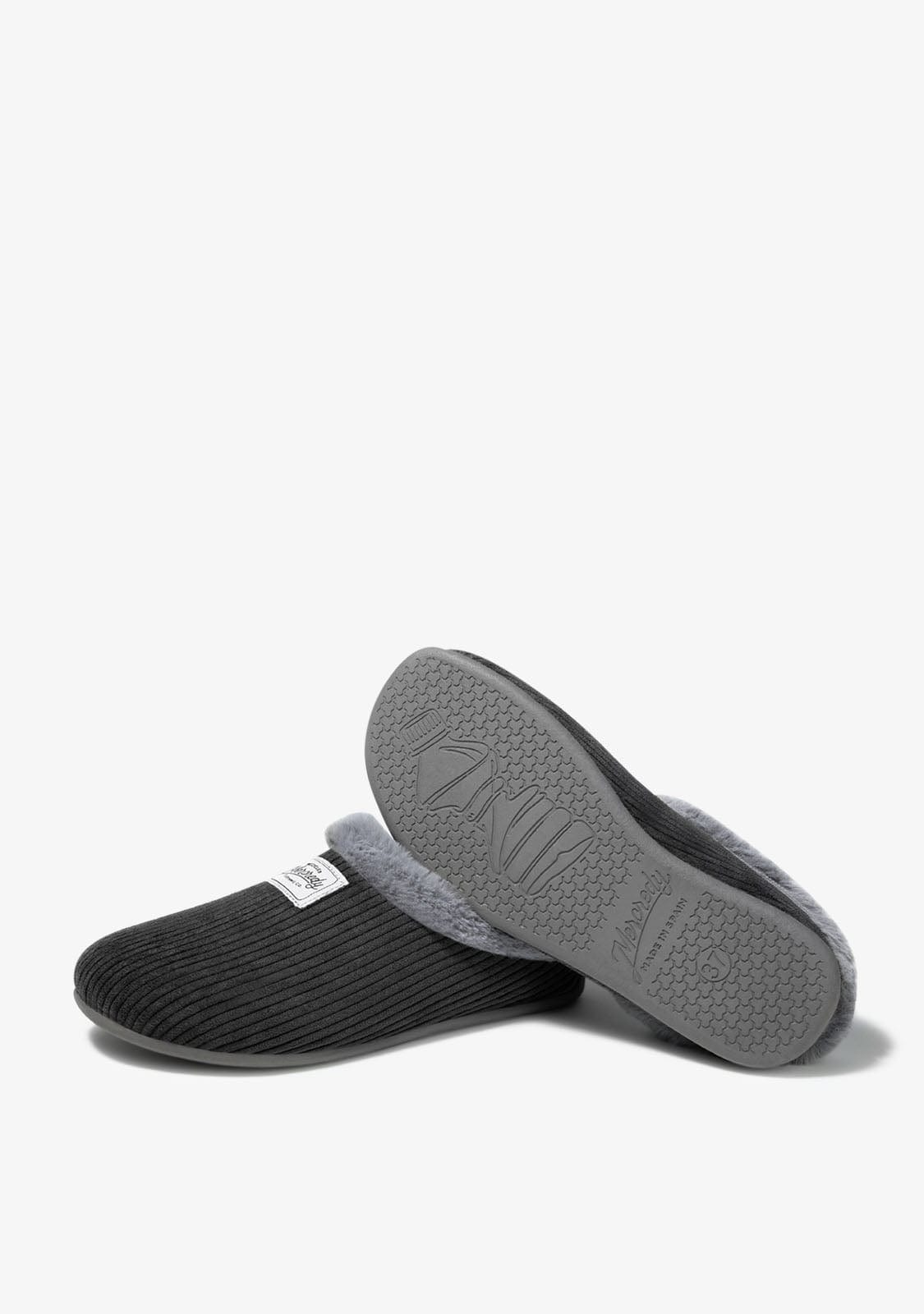 D.franklin Mercredy Slipper Cord Black