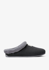 D.franklin Mercredy Slipper Cord Black