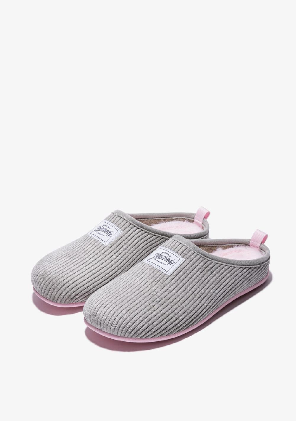 D.franklin Mercredy Slipper Cord Grey