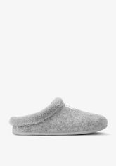 D.franklin Mercredy Slipper Fur Grey
