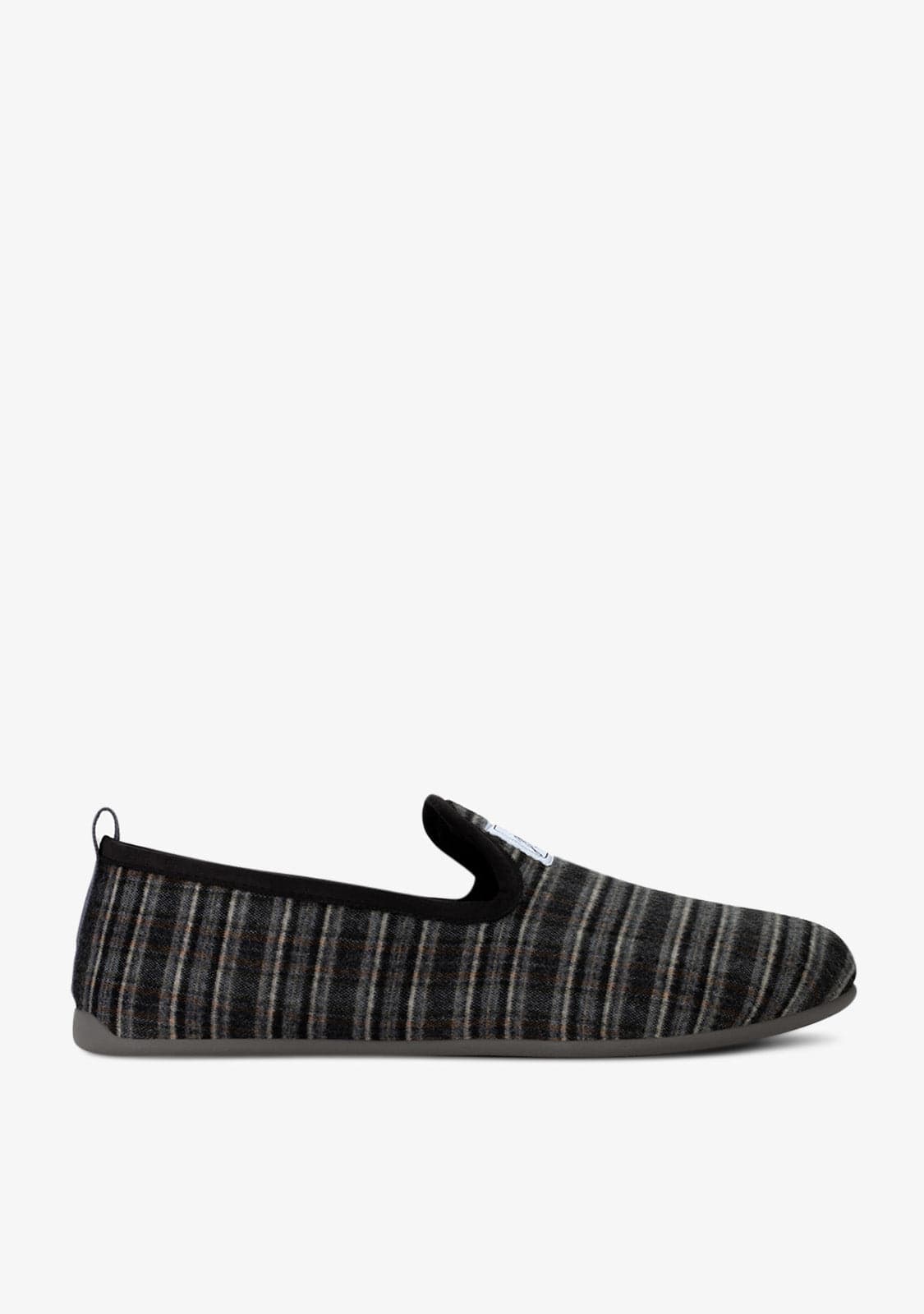 D.franklin Mercredy Slipper Gran Checker Grey