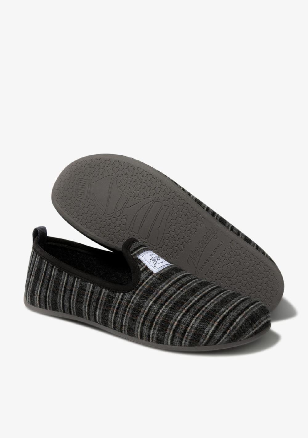 D.franklin Mercredy Slipper Gran Checker Grey