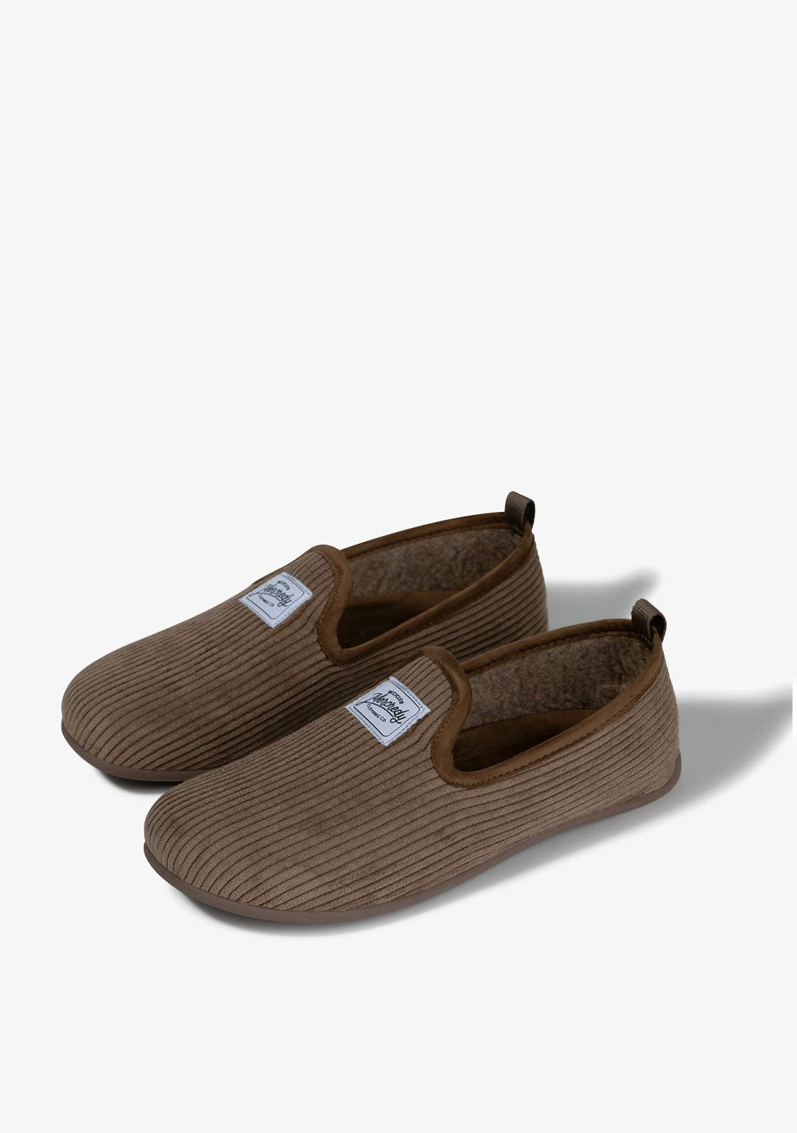 D.franklin Mercredy Slipper Gran Cord Brown