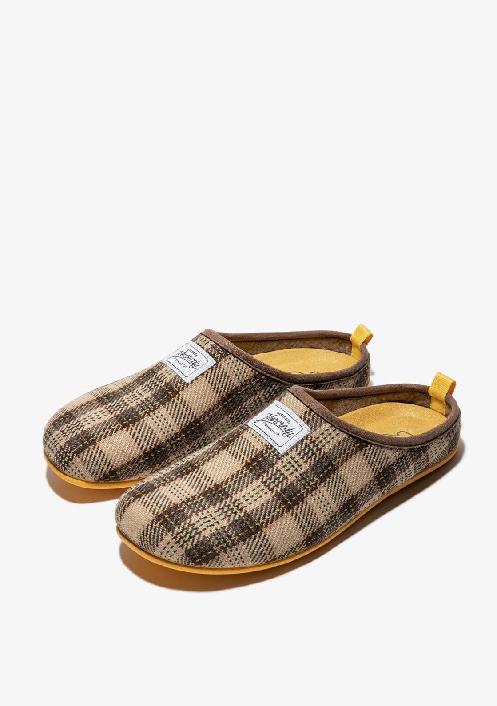 D.franklin Mercredy Slipper Tartan Beige