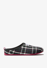 D.franklin Mercredy Slipper Tartan Grey
