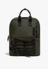 D.franklin Multi-Pocket Nylon Backpack Green