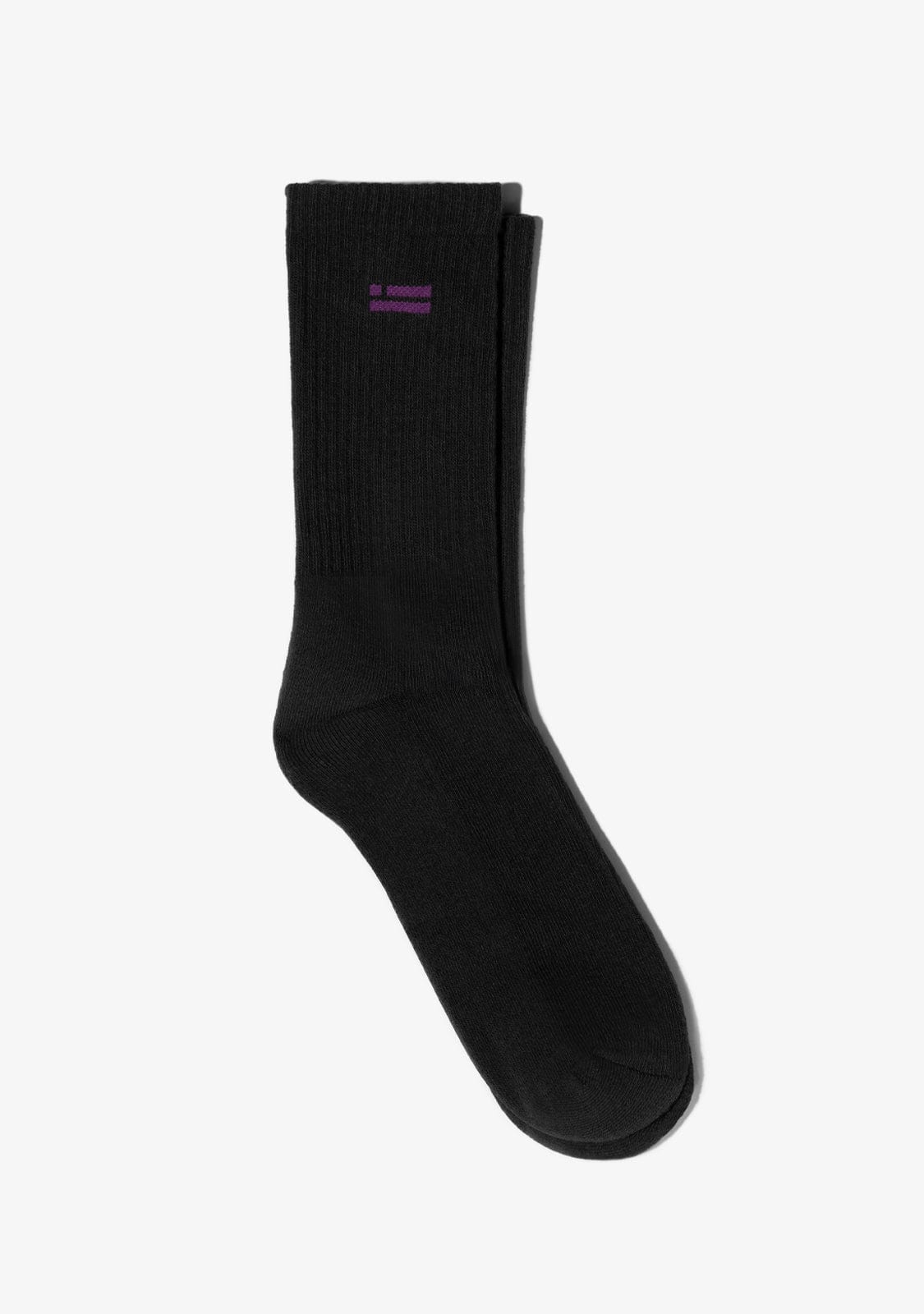 D.franklin Neo Flag Socks Black