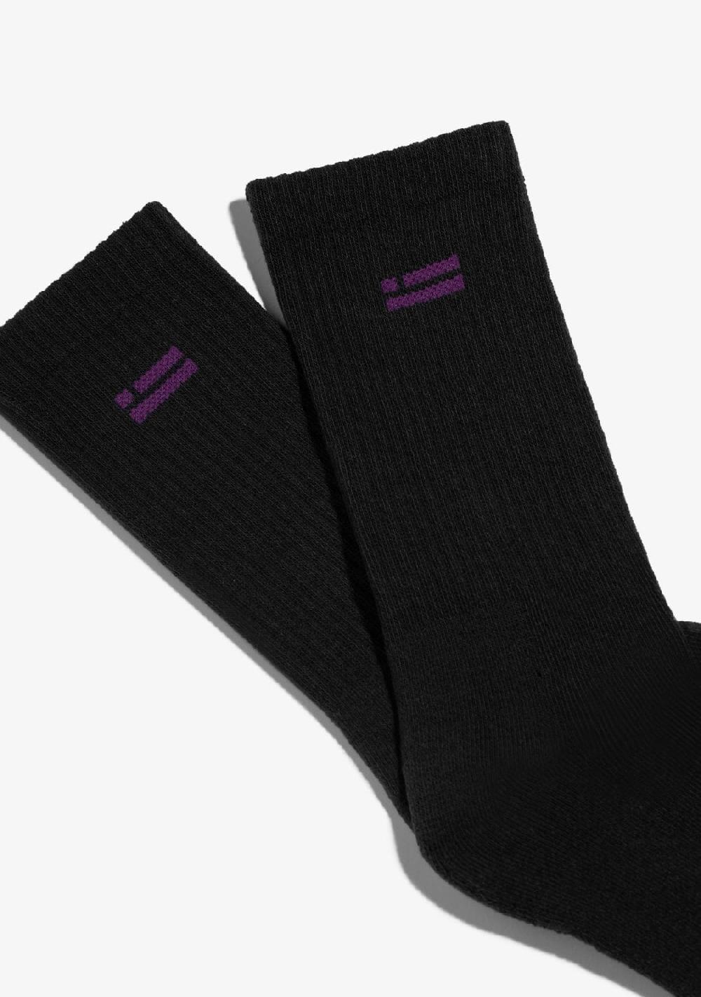 D.franklin Neo Flag Socks Black
