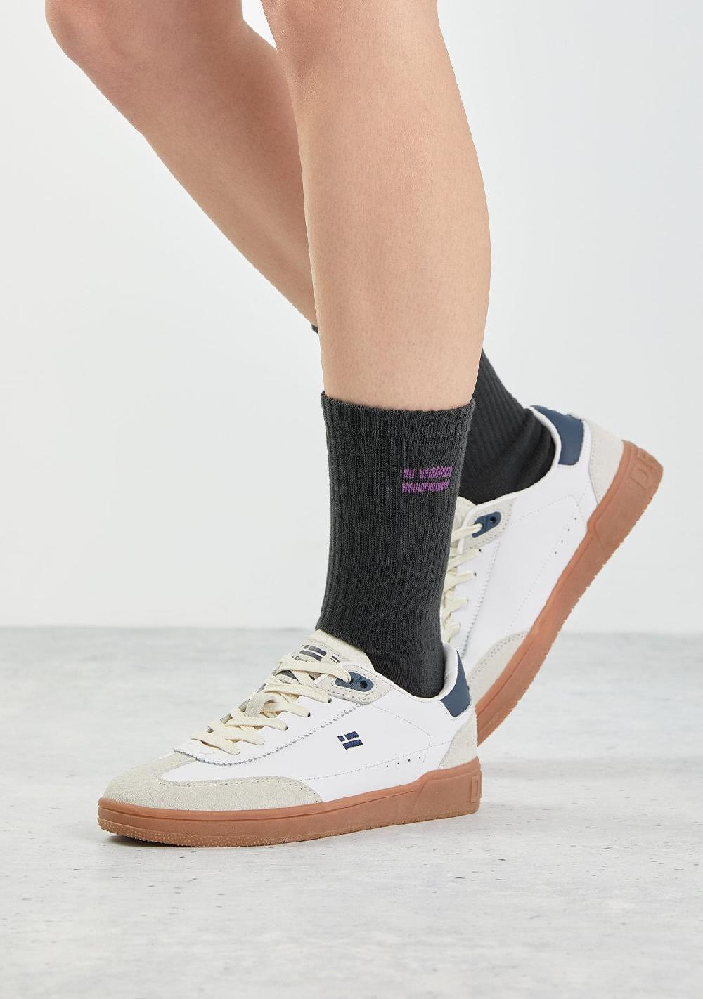 D.franklin Neo Flag Socks Black