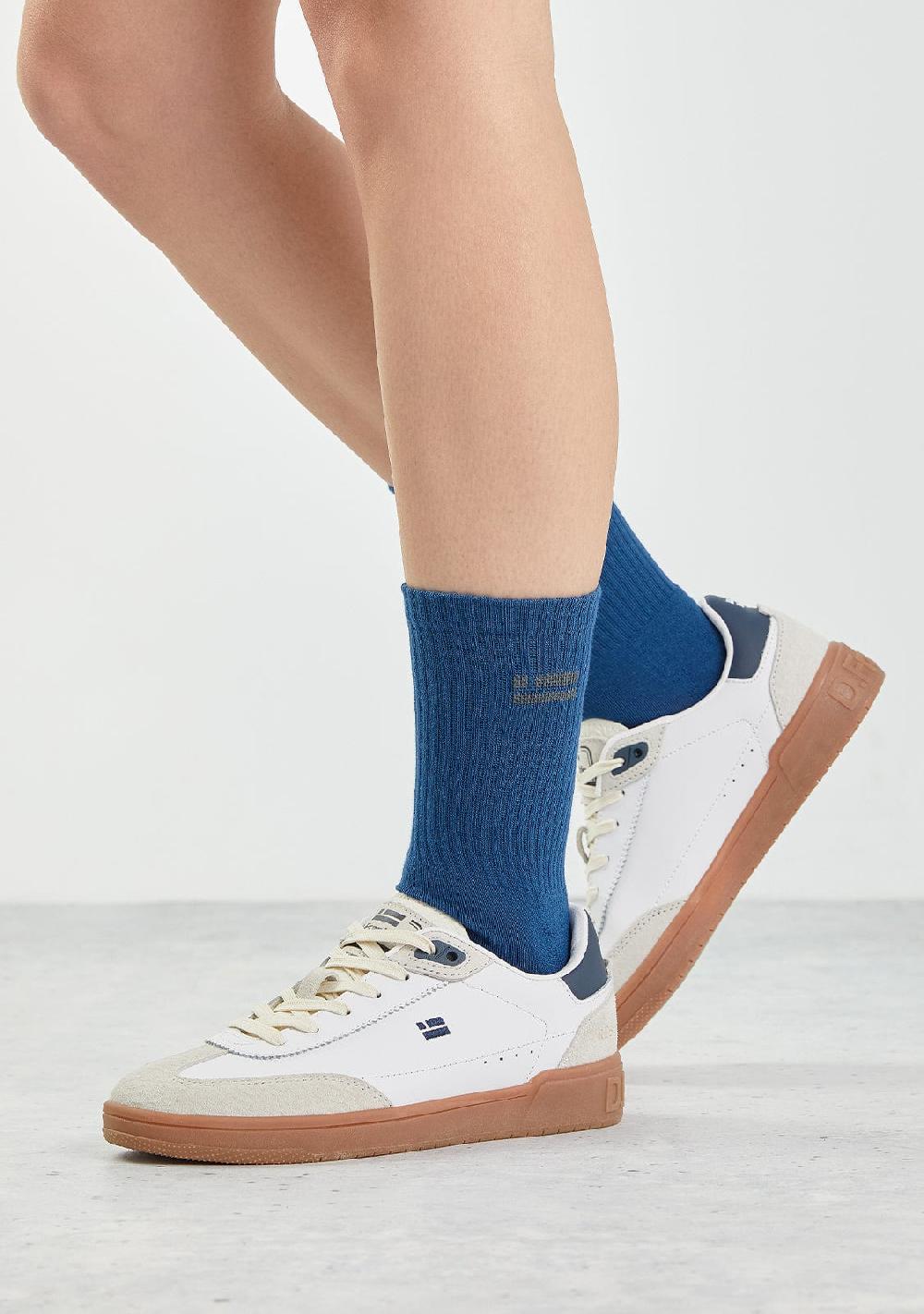 D.franklin Neo Flag Socks Blue