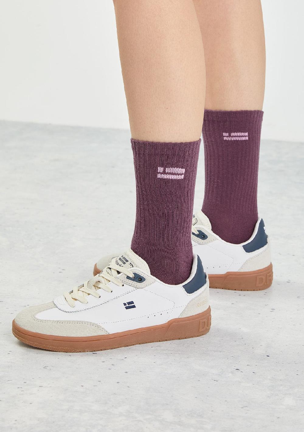 D.franklin Neo Flag Socks Purple