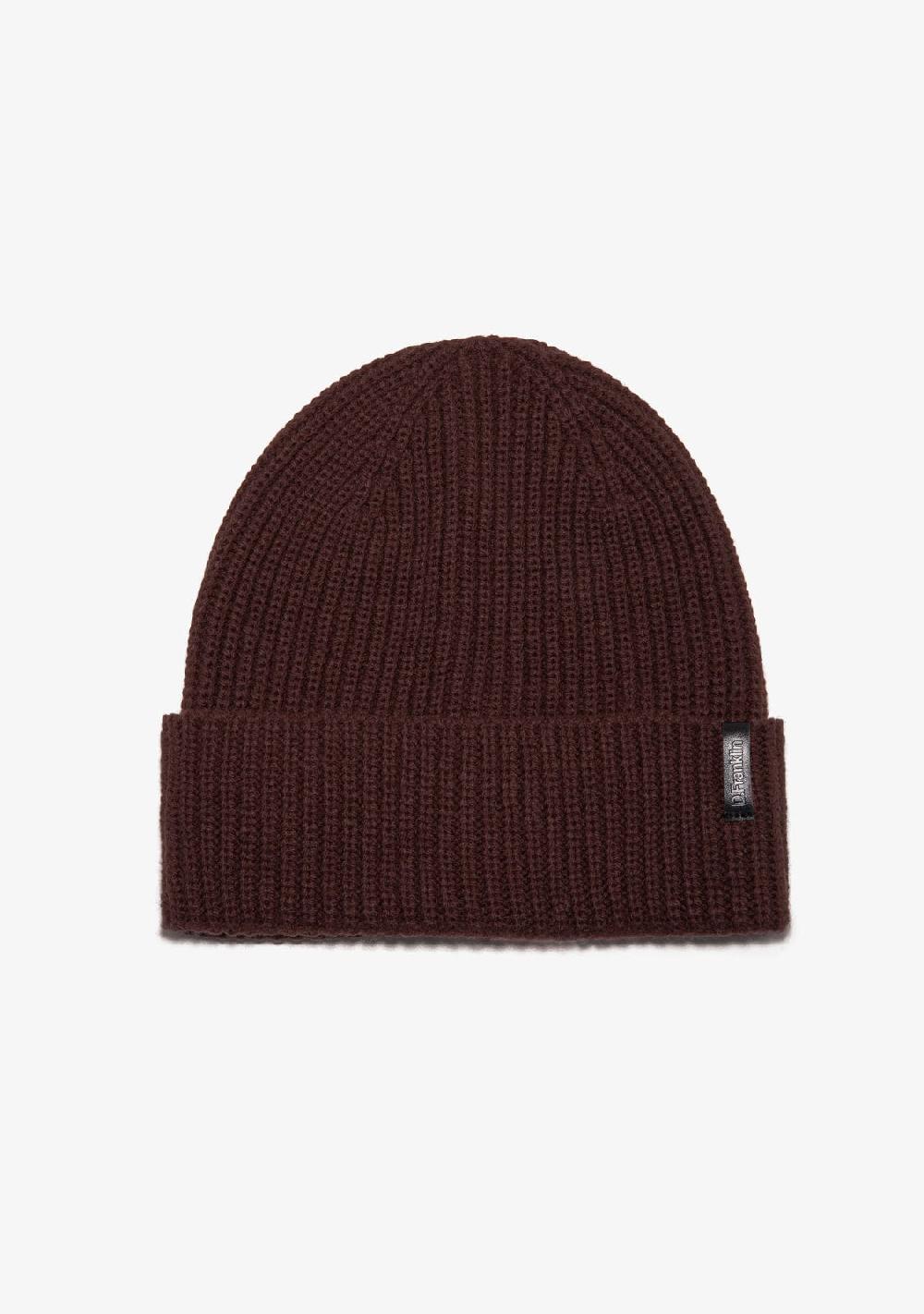 D.franklin Nordic Basic Fisherman Beanie Brown