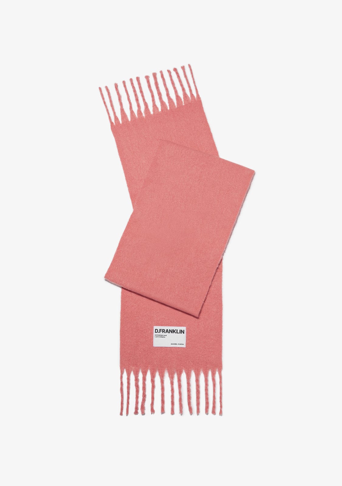 D.franklin Nordic Basic Scarf Coral