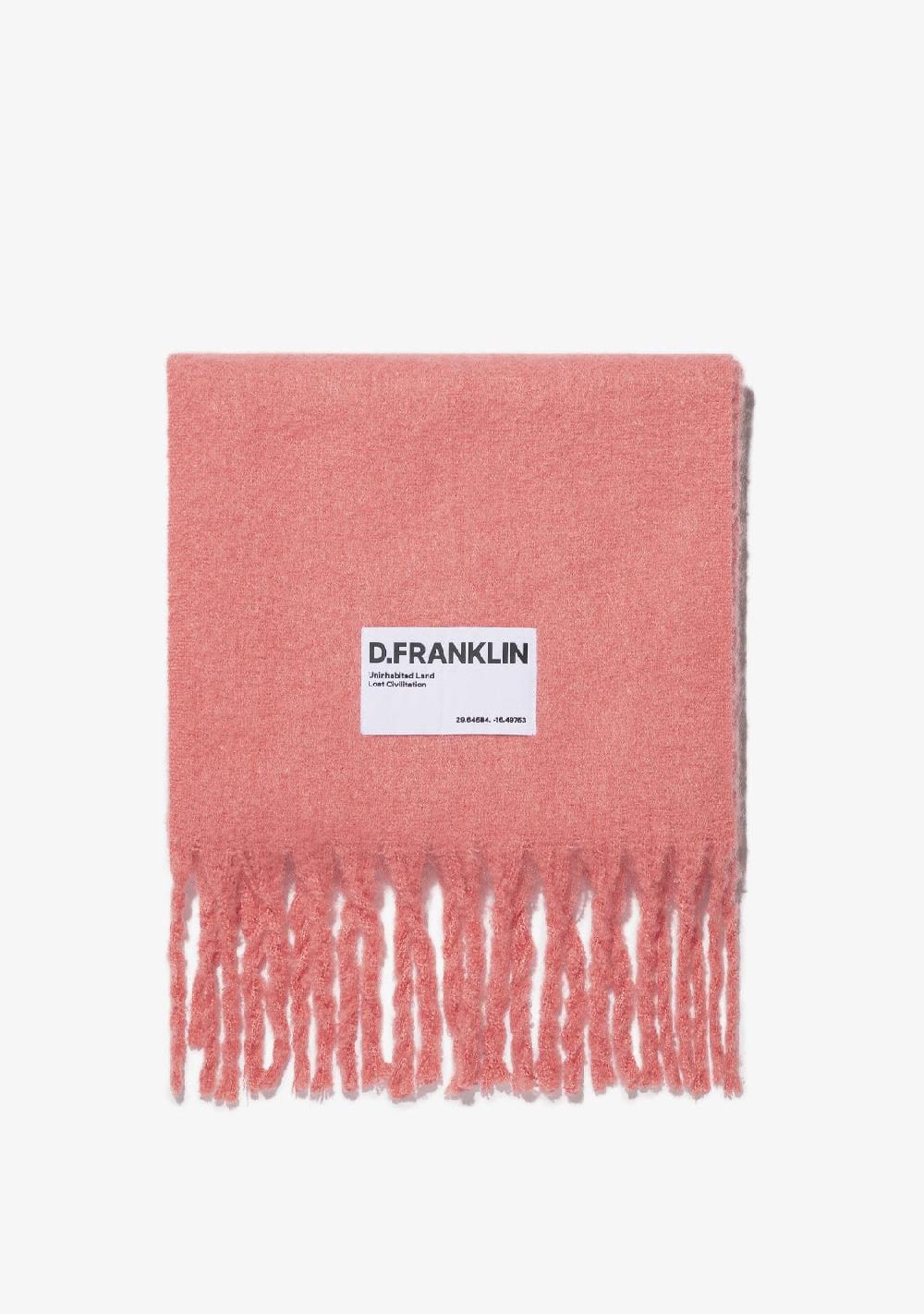D.franklin Nordic Basic Scarf Coral