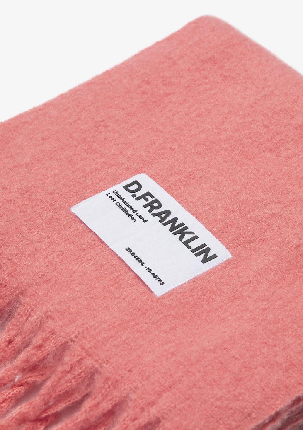 D.franklin Nordic Basic Scarf Coral