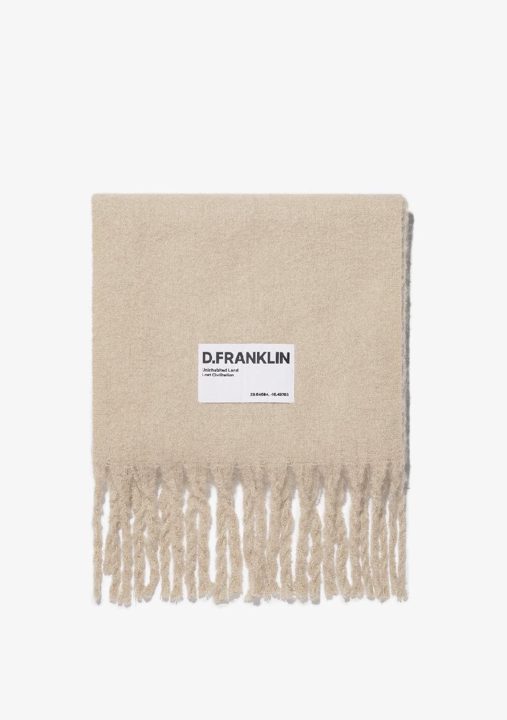 D.franklin Nordic Basic Scarf Taupe