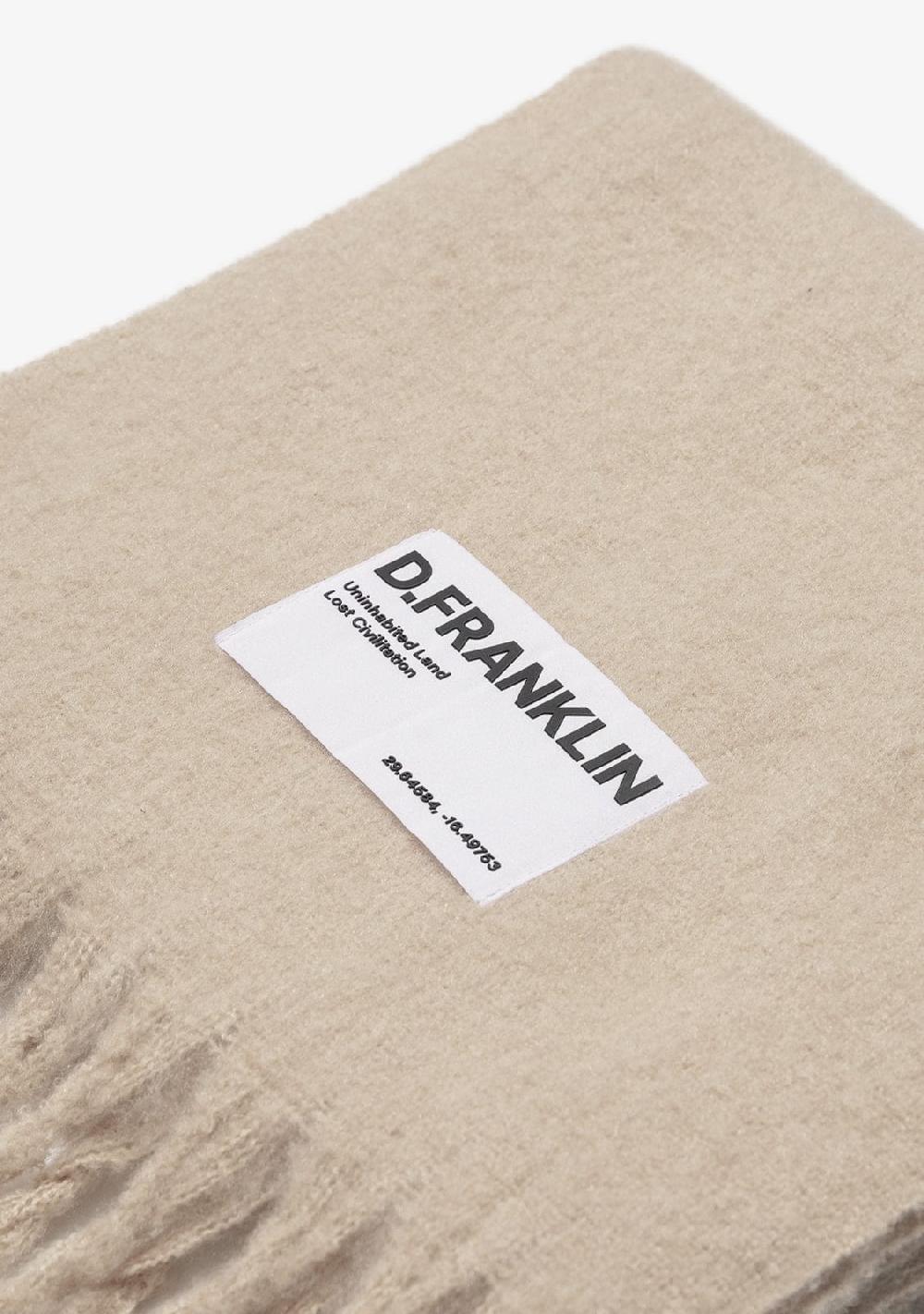 D.franklin Nordic Basic Scarf Taupe