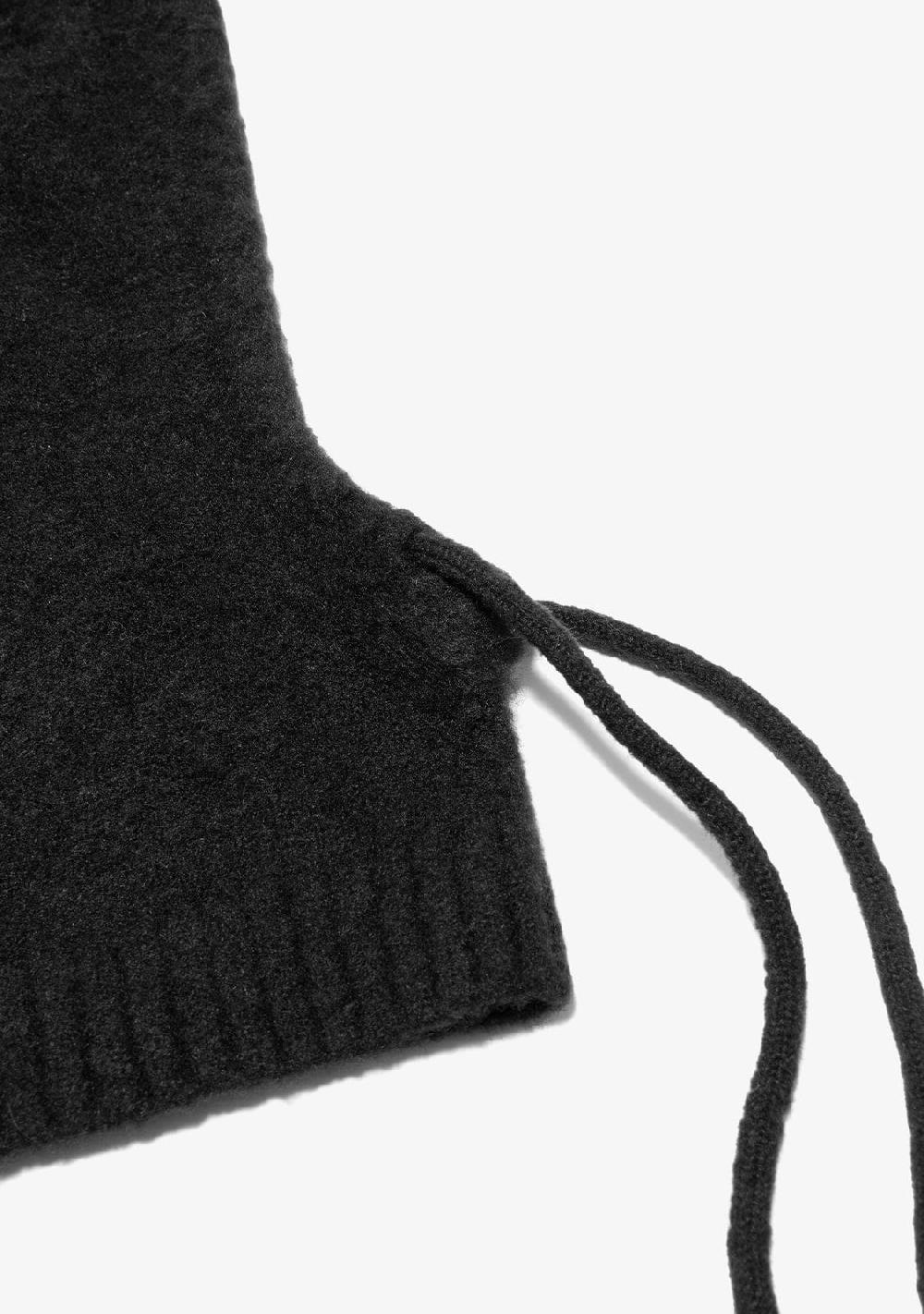 D.franklin Nordic Bomb Knitted Balaclava Black