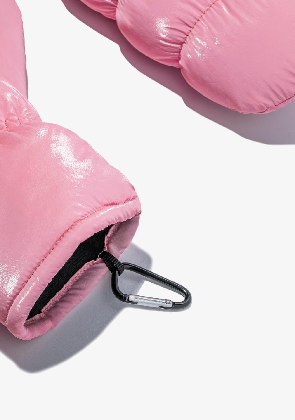 D.franklin Nordic Bomb Puffer Mittens Pink