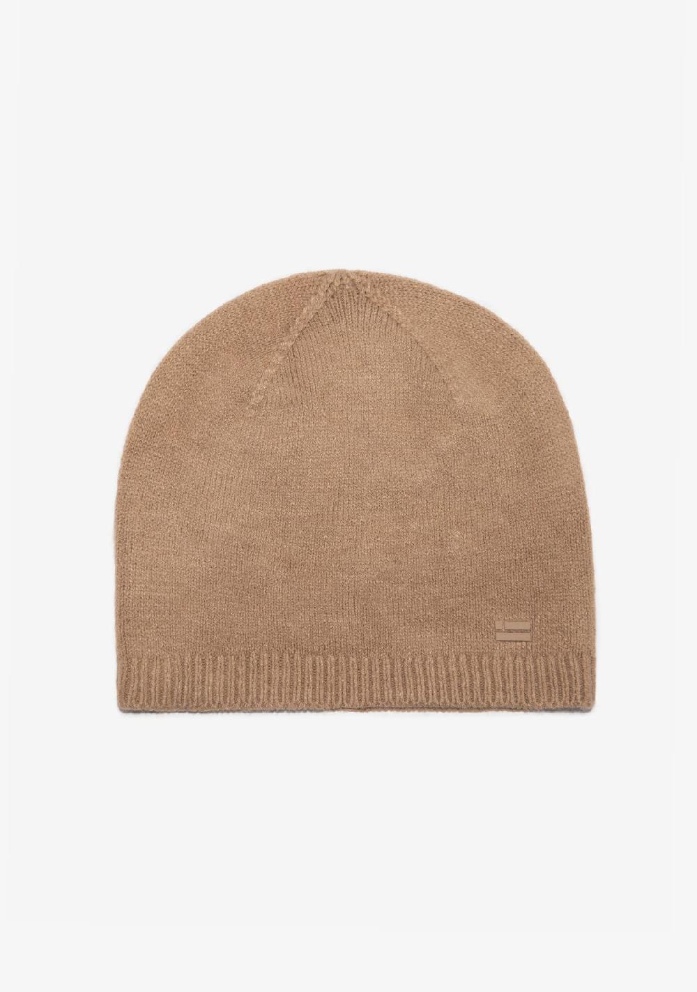 D.franklin Nordic Bomb Slouch Beanie Beige