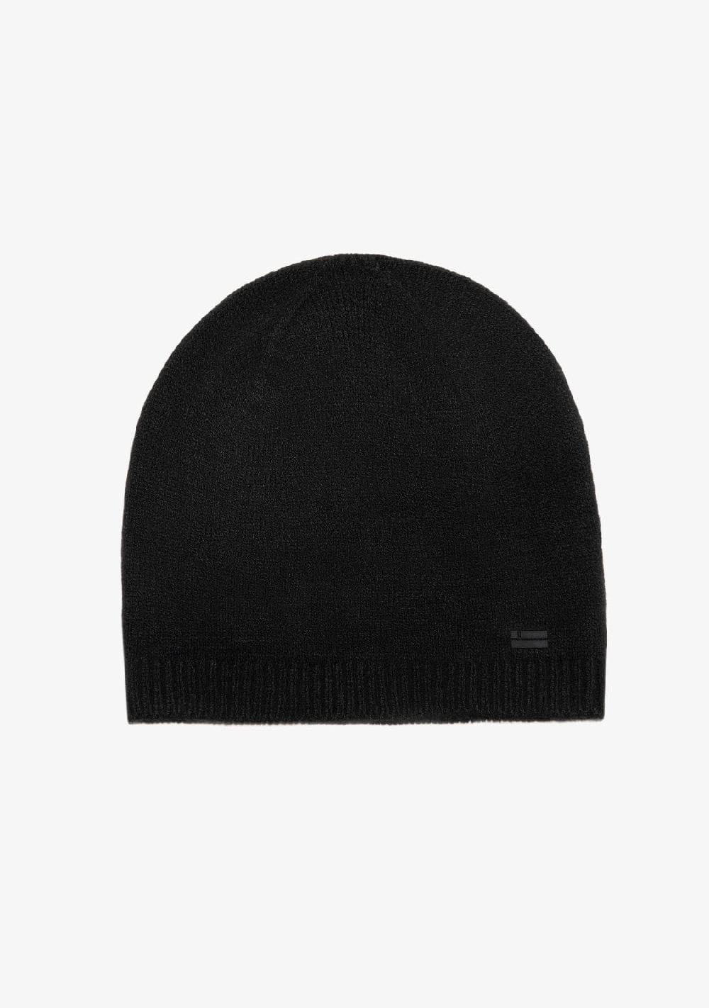 D.franklin Nordic Bomb Slouch Beanie Black
