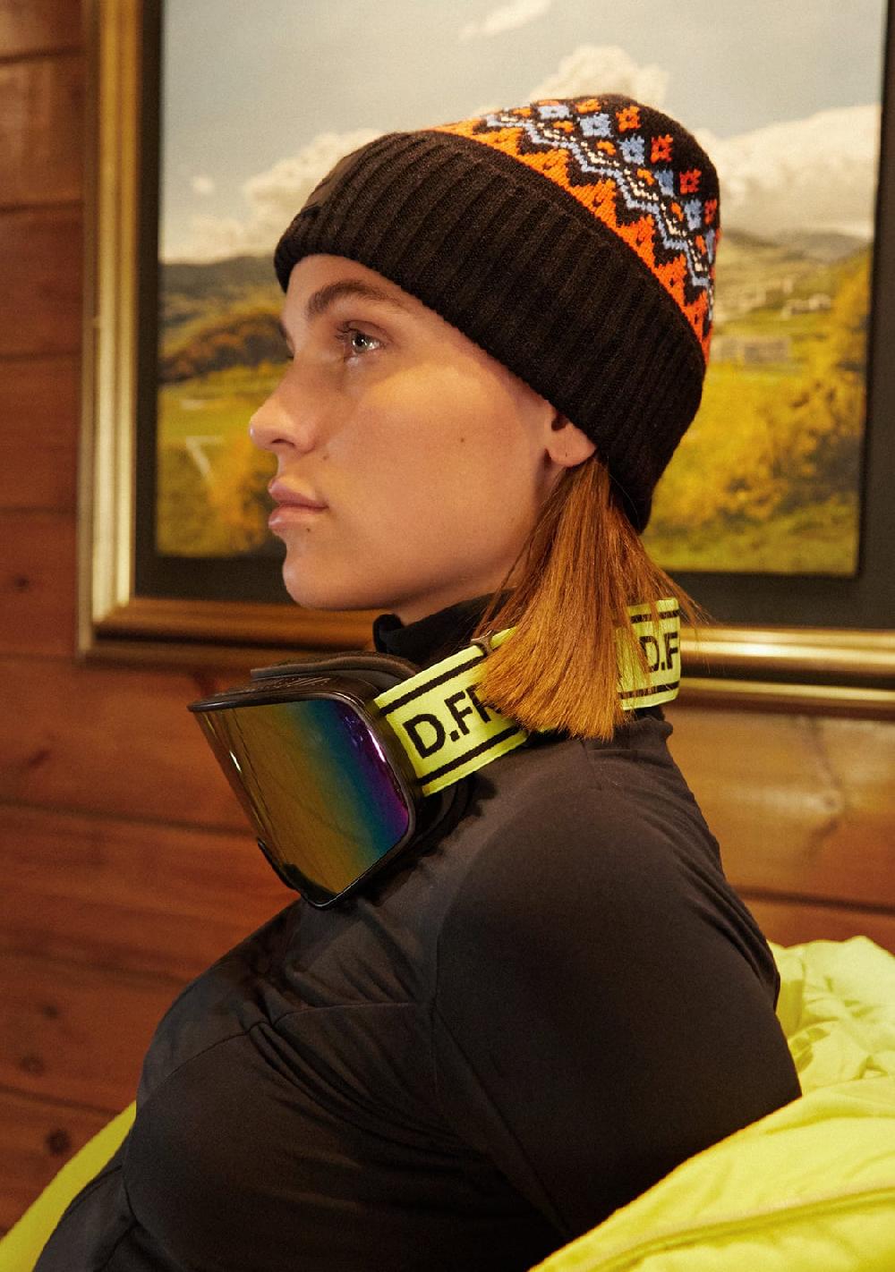 D.franklin Nordic TRK Fair Isle Beanie Navy