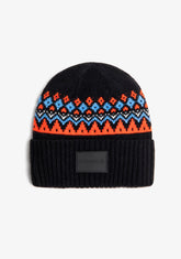D.franklin Nordic TRK Fair Isle Beanie Navy