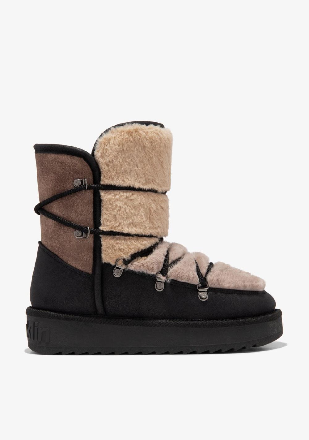 D.franklin Nordic Trk Fur Gradient Black